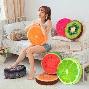 Nueva creativa 3D fruta de verano PP algodón Oficina silla Cojines sofá Mantas Almohadas nuevo ali-65862567